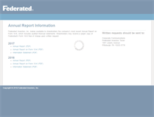 Tablet Screenshot of corp.federatedinvestors.com