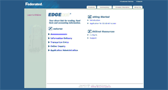 Desktop Screenshot of edgenet.federatedinvestors.com
